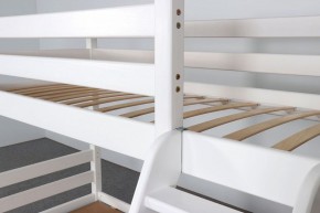 АДЕЛЬ Кровать двухъярусная с наклонной лестницей (белый) в Александровском - alexsandrovskoe.ok-mebel.com | фото 6