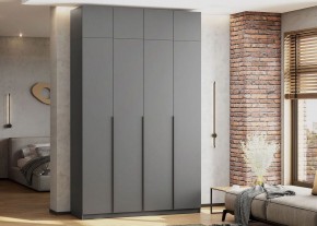 Антресоль 1600 «ШК-5» Графит серый в Александровском - alexsandrovskoe.ok-mebel.com | фото 4