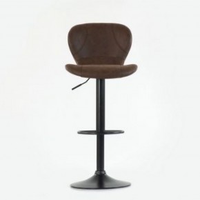 Барный стул Barneo N-86 Time / Black / VPU Brown Vintage коричневый винтаж PK970-18 в Александровском - alexsandrovskoe.ok-mebel.com | фото 3