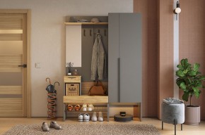 БАСКО Прихожая К2 (графит) в Александровском - alexsandrovskoe.ok-mebel.com | фото