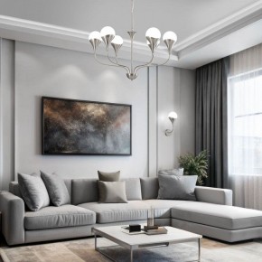 Бра Eurosvet Calyx 60169/1 никель в Александровском - alexsandrovskoe.ok-mebel.com | фото 3