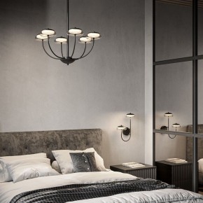 Бра Eurosvet Fungo 50388/2 LED черный в Александровском - alexsandrovskoe.ok-mebel.com | фото 2