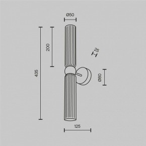 Бра Maytoni Antic MOD302WL-02CG1 в Александровском - alexsandrovskoe.ok-mebel.com | фото 3