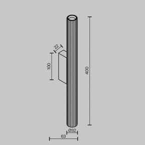 Бра Maytoni Calipso C082WL-12W2.7K-B в Александровском - alexsandrovskoe.ok-mebel.com | фото 4