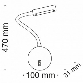 Бра Maytoni Stem C035WL-L3CH3K в Александровском - alexsandrovskoe.ok-mebel.com | фото 6
