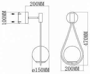 Бра Moderli Barocco V11574-1W в Александровском - alexsandrovskoe.ok-mebel.com | фото 8