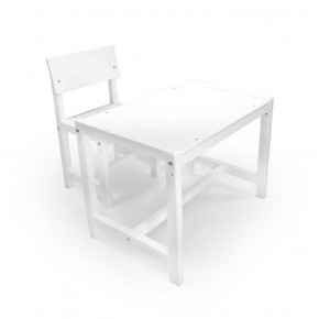 Детский растущий комплект стол и стул Я САМ "Лофт" (Белый, Белый) в Александровском - alexsandrovskoe.ok-mebel.com | фото 1