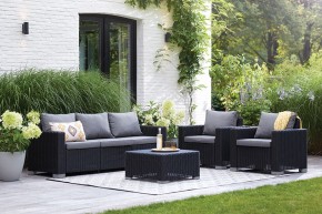 Диван Калифорния 3-х местный (California 3 Sofa), графит в Александровском - alexsandrovskoe.ok-mebel.com | фото 3