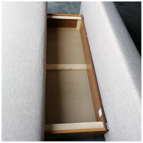 Диван-кровать Комфорт без подлокотников BALTIC AZURE (2 подушки) в Александровском - alexsandrovskoe.ok-mebel.com | фото 6