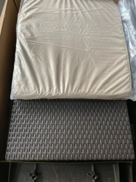 Диван пластиковый Корфу Макс (Corfu love seat max) коричневый в Александровском - alexsandrovskoe.ok-mebel.com | фото 5