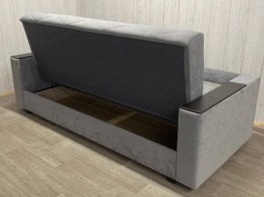 Диван Престиж-15 (НПБ+МДФ) велюр Sensey silver в Александровском - alexsandrovskoe.ok-mebel.com | фото 4