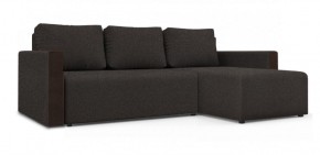 Диван угловой Алиса 3 Bahama GRAFIT - Teos Dark Brown в Александровском - alexsandrovskoe.ok-mebel.com | фото