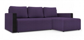 Диван угловой Алиса 3 Vital VIOLET - Teos Black в Александровском - alexsandrovskoe.ok-mebel.com | фото