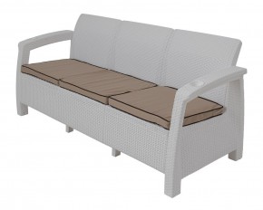 Диван Yalta Premium Sofa 3 Set (Ялта) белый (+подушки под спину) в Александровском - alexsandrovskoe.ok-mebel.com | фото
