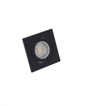 DK2016-BK Встраиваемый светильник, IP 20, 50 Вт, GU10, черный, алюминий в Александровском - alexsandrovskoe.ok-mebel.com | фото