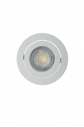 DK2017-WH Встраиваемый светильник, IP 20, 50 Вт, GU10, белый, алюминий в Александровском - alexsandrovskoe.ok-mebel.com | фото