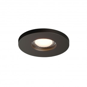 DK2036-BK Встраиваемый светильник влагозащ., IP 44, до 15 Вт, GU10, LED, черный, алюминий в Александровском - alexsandrovskoe.ok-mebel.com | фото 3