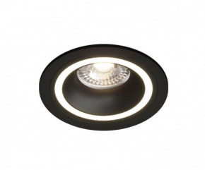 DK2060-BK Встраиваемый светильник IP 20, до 15 Вт, GU10, LED, черный, алюминий в Александровском - alexsandrovskoe.ok-mebel.com | фото