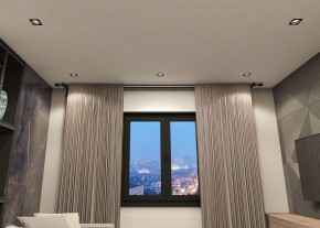 DK2061-BK Встраиваемый светильник IP 20, до 15 Вт, GU10, LED, черный, алюминий в Александровском - alexsandrovskoe.ok-mebel.com | фото 3