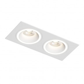 DK2062-WH Встраиваемый светильник, IP 20, до 15 Вт, GU10, LED, белый, алюминий в Александровском - alexsandrovskoe.ok-mebel.com | фото