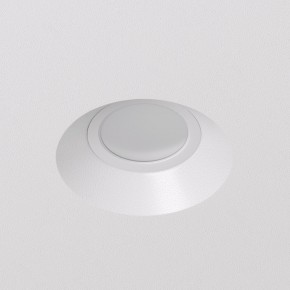 DK2081-WH Встраиваемый точечный светильник для натяжных ПВХ потолков INVIZ, IP 20, до 9 Вт, GU10, LED, белый, ABS-пластик в Александровском - alexsandrovskoe.ok-mebel.com | фото 2