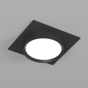 DK2091-BK Встраиваемый светильник FLAT, IP 20, до 15 Вт, GX53, LED, черный, алюминий в Александровском - alexsandrovskoe.ok-mebel.com | фото
