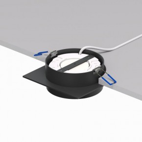 DK2091-BK Встраиваемый светильник FLAT, IP 20, до 15 Вт, GX53, LED, черный, алюминий в Александровском - alexsandrovskoe.ok-mebel.com | фото 4