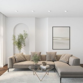 DK2091-WH Встраиваемый светильник FLAT, IP 20, до 15 Вт, GX53, LED, белый, алюминий в Александровском - alexsandrovskoe.ok-mebel.com | фото 5