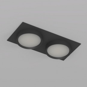 DK2092-BK Встраиваемый светильник FLAT, IP 20, до 15 Вт, GX53, LED, черный, алюминий в Александровском - alexsandrovskoe.ok-mebel.com | фото 5