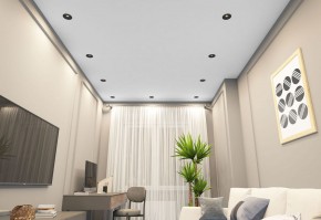 DK2120-BK Встраиваемый светильник, IP 20, 50 Вт, GU10, черный, алюминий в Александровском - alexsandrovskoe.ok-mebel.com | фото 6