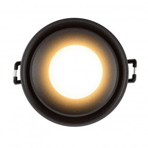 DK2403-BK Встраиваемый светильник влагозащ., IP 44, 10 Вт, GU10, черный, алюминий в Александровском - alexsandrovskoe.ok-mebel.com | фото 3