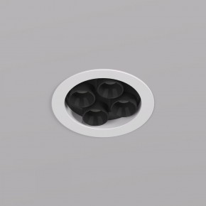 DK2510-WB Встраиваемый светильник SPACE со светодиодом d65 220V 8W 38° 4000К IP20 белый/черный алюминий в Александровском - alexsandrovskoe.ok-mebel.com | фото 2