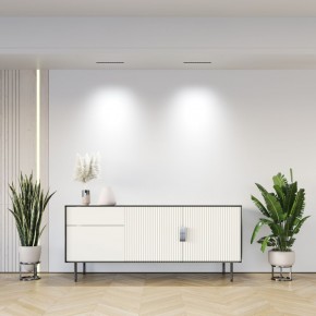 DK2515-WB Встраиваемый светильник SPACE со светодиодом L240mm 220V 20W 38° 4000К IP20 белый/черный алюминий в Александровском - alexsandrovskoe.ok-mebel.com | фото 7