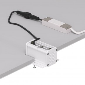 DK2530-WB Встраиваемый светильник SPACE со светодиодом под шпатлевку L69mm 220V 6W 38° 4000К IP20 белый/черный алюминий в Александровском - alexsandrovskoe.ok-mebel.com | фото 5