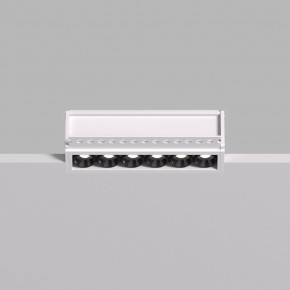 DK2531-WB Встраиваемый светильник SPACE со светодиодом под шпатлевку L126mm 220V 10W 38° 4000К IP20 белый/черный алюминий в Александровском - alexsandrovskoe.ok-mebel.com | фото 3