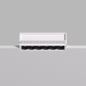 DK2531-WB Встраиваемый светильник SPACE со светодиодом под шпатлевку L126mm 220V 10W 38° 4000К IP20 белый/черный алюминий в Александровском - alexsandrovskoe.ok-mebel.com | фото 4