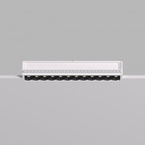 DK2532-WB Встраиваемый светильник SPACE со светодиодом под шпатлевку L240mm 220V 20W 38° 4000К IP20 белый/черный алюминий в Александровском - alexsandrovskoe.ok-mebel.com | фото 3