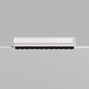 DK2532-WB Встраиваемый светильник SPACE со светодиодом под шпатлевку L240mm 220V 20W 38° 4000К IP20 белый/черный алюминий в Александровском - alexsandrovskoe.ok-mebel.com | фото 4