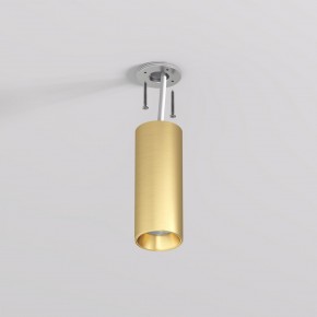 DK2615-SB Накладной светильник SHINE TUBE со светодиодом, D45*H115, IP20, 3000К, 7W, RA?90, сатинированная латунь, алюминий в Александровском - alexsandrovskoe.ok-mebel.com | фото 3