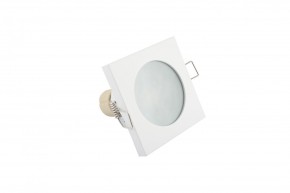 DK3014-WH Встраиваемый светильник влагозащ., IP 44, 50 Вт, GU10, белый, алюминий в Александровском - alexsandrovskoe.ok-mebel.com | фото 4