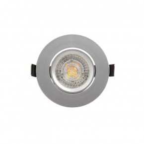 DK3020-CM Встраиваемый светильник, IP 20, 10 Вт, GU5.3, LED, серый, пластик в Александровском - alexsandrovskoe.ok-mebel.com | фото 1