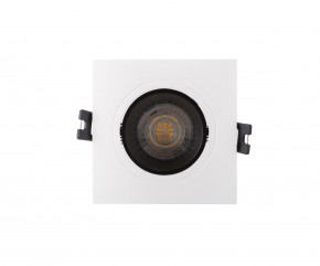 DK3021-WB Встраиваемый светильник, IP 20, 10 Вт, GU5.3, LED, белый/черный, пластик в Александровском - alexsandrovskoe.ok-mebel.com | фото