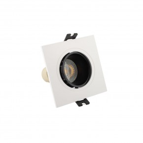 DK3021-WB Встраиваемый светильник, IP 20, 10 Вт, GU5.3, LED, белый/черный, пластик в Александровском - alexsandrovskoe.ok-mebel.com | фото 2
