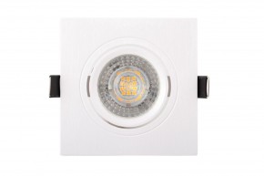 DK3021-WH Встраиваемый светильник, IP 20, 10 Вт, GU5.3, LED, белый, пластик в Александровском - alexsandrovskoe.ok-mebel.com | фото 2