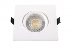 DK3021-WH Встраиваемый светильник, IP 20, 10 Вт, GU5.3, LED, белый, пластик в Александровском - alexsandrovskoe.ok-mebel.com | фото 3