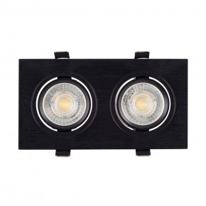 DK3022-BK Встраиваемый светильник, IP 20, 10 Вт, GU5.3, LED, черный, пластик в Александровском - alexsandrovskoe.ok-mebel.com | фото 2