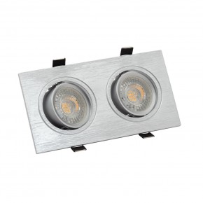 DK3022-CM Встраиваемый светильник, IP 20, 10 Вт, GU5.3, LED, серый, пластик в Александровском - alexsandrovskoe.ok-mebel.com | фото 2