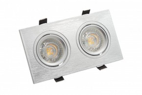 DK3022-CM Встраиваемый светильник, IP 20, 10 Вт, GU5.3, LED, серый, пластик в Александровском - alexsandrovskoe.ok-mebel.com | фото 3