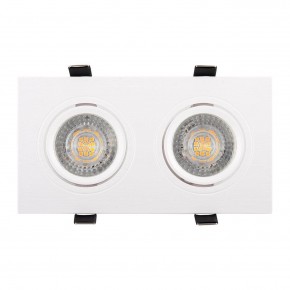 DK3022-WH Встраиваемый светильник, IP 20, 10 Вт, GU5.3, LED, белый, пластик в Александровском - alexsandrovskoe.ok-mebel.com | фото 2