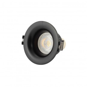 DK3024-BK Встраиваемый светильник, IP 20, 10 Вт, GU5.3, LED, черный, пластик в Александровском - alexsandrovskoe.ok-mebel.com | фото
